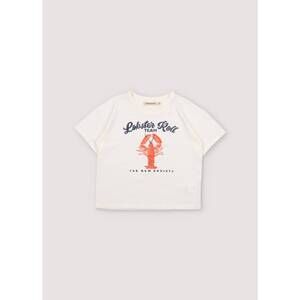 NEW THE NEW SOCIETY kid's tirteo t-shirt in coconut